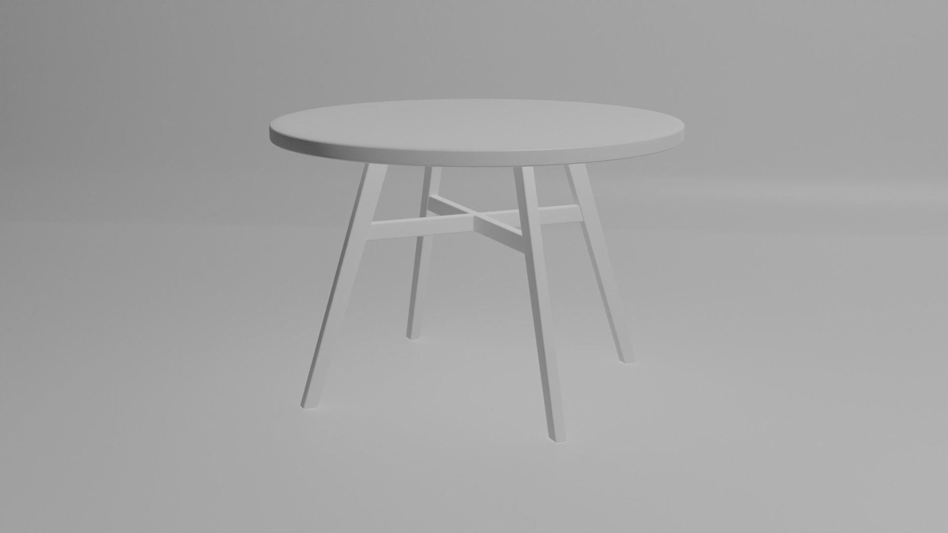 Coffee Table 3D model Low-poly 3D model_1