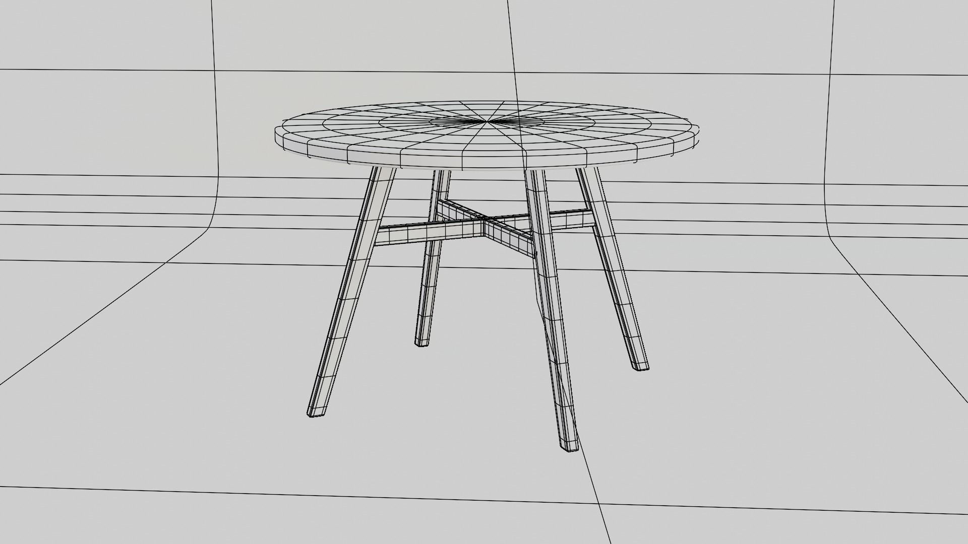 Coffee Table 3D model Low-poly 3D model_3