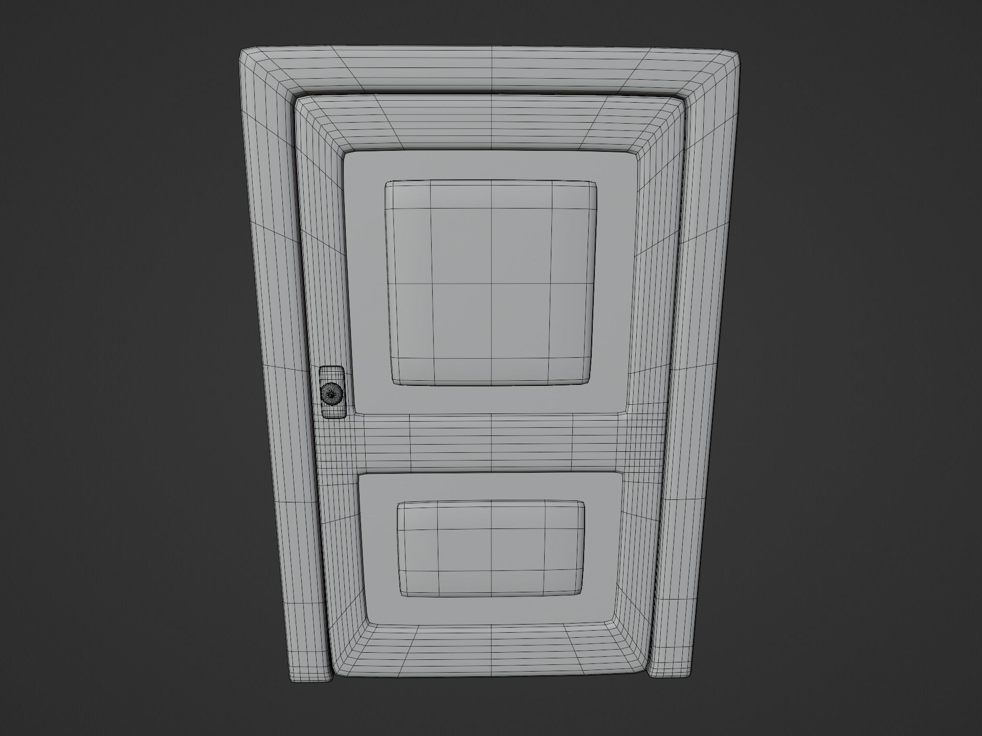 Cartoon Doors Collection 3 Low-poly 3D model_60