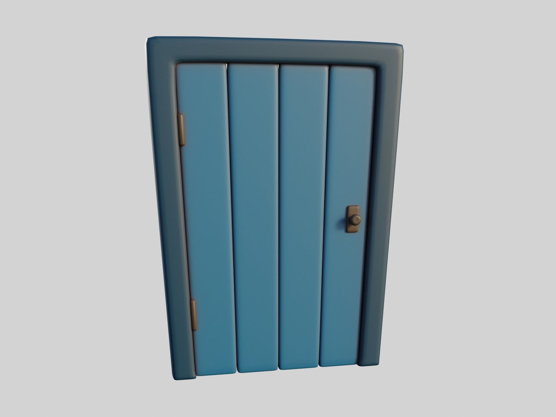 Cartoon Doors Collection 3 Low-poly 3D model_33