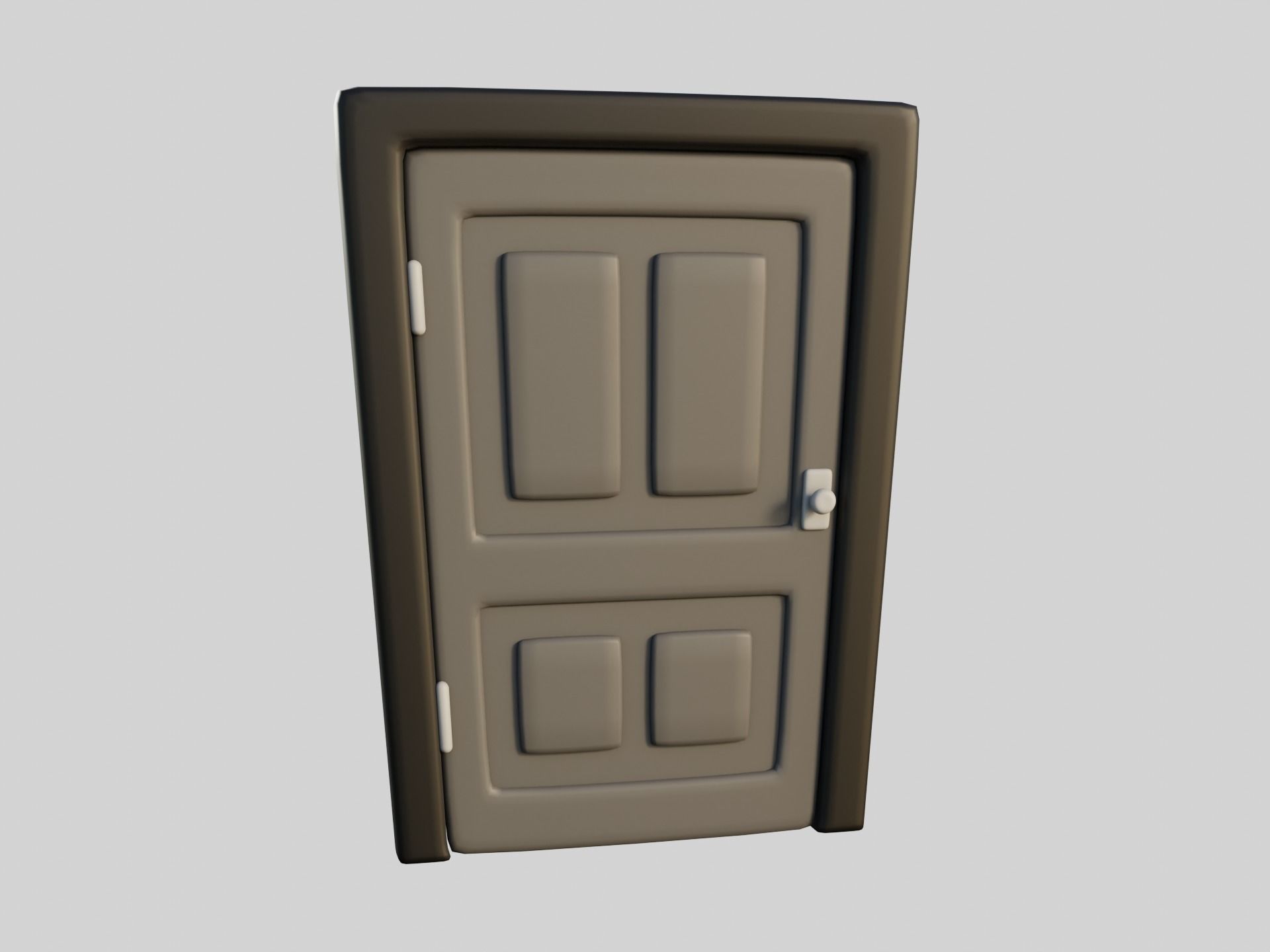 Cartoon Doors Collection 3 Low-poly 3D model_63