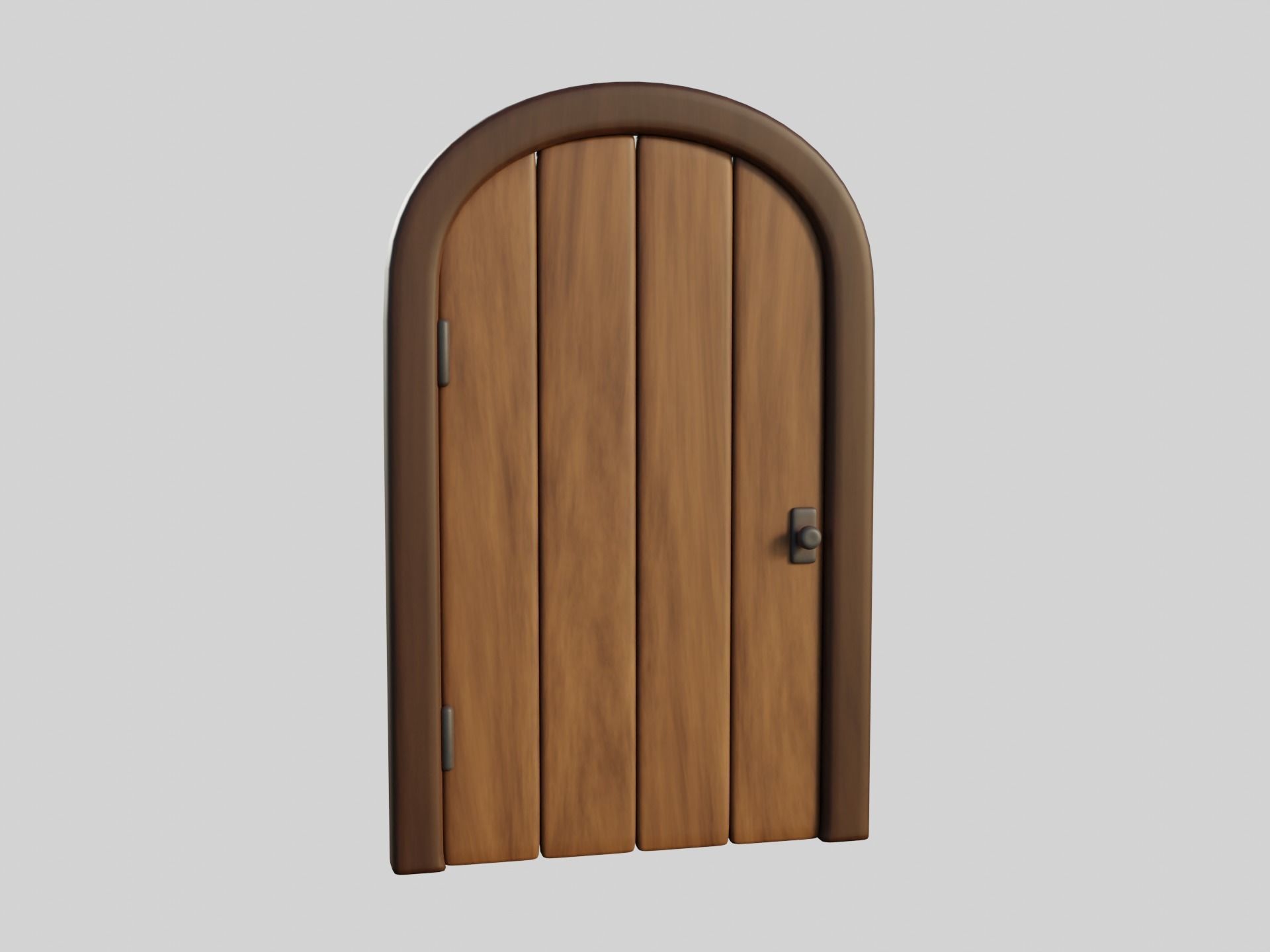 Cartoon Doors Collection 3 Low-poly 3D model_38
