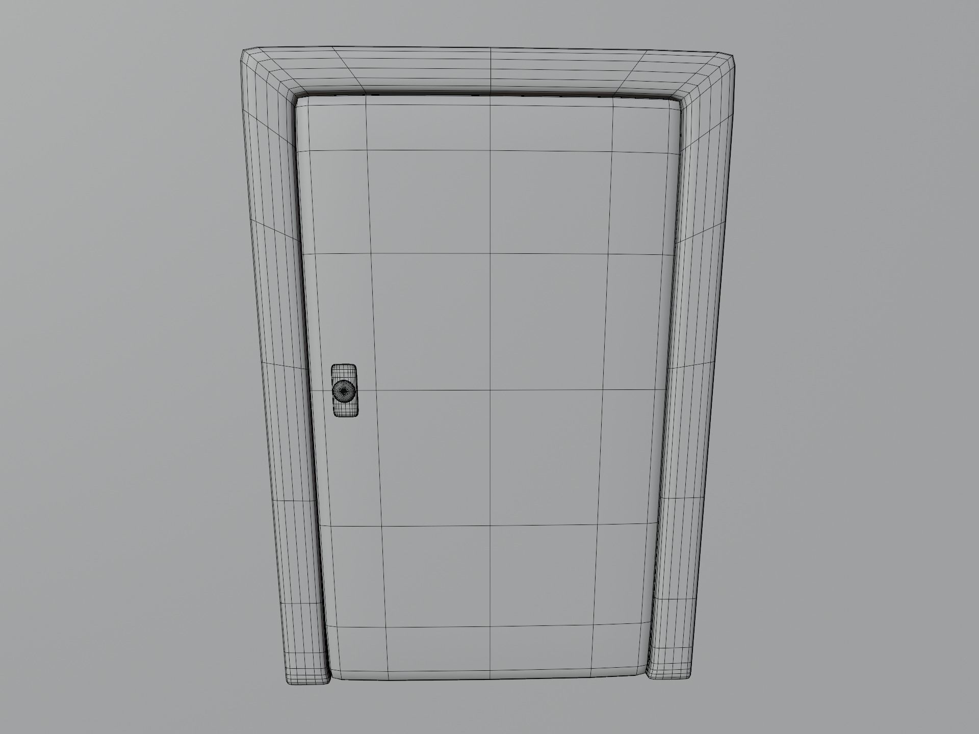 Cartoon Doors Collection 3 Low-poly 3D model_45