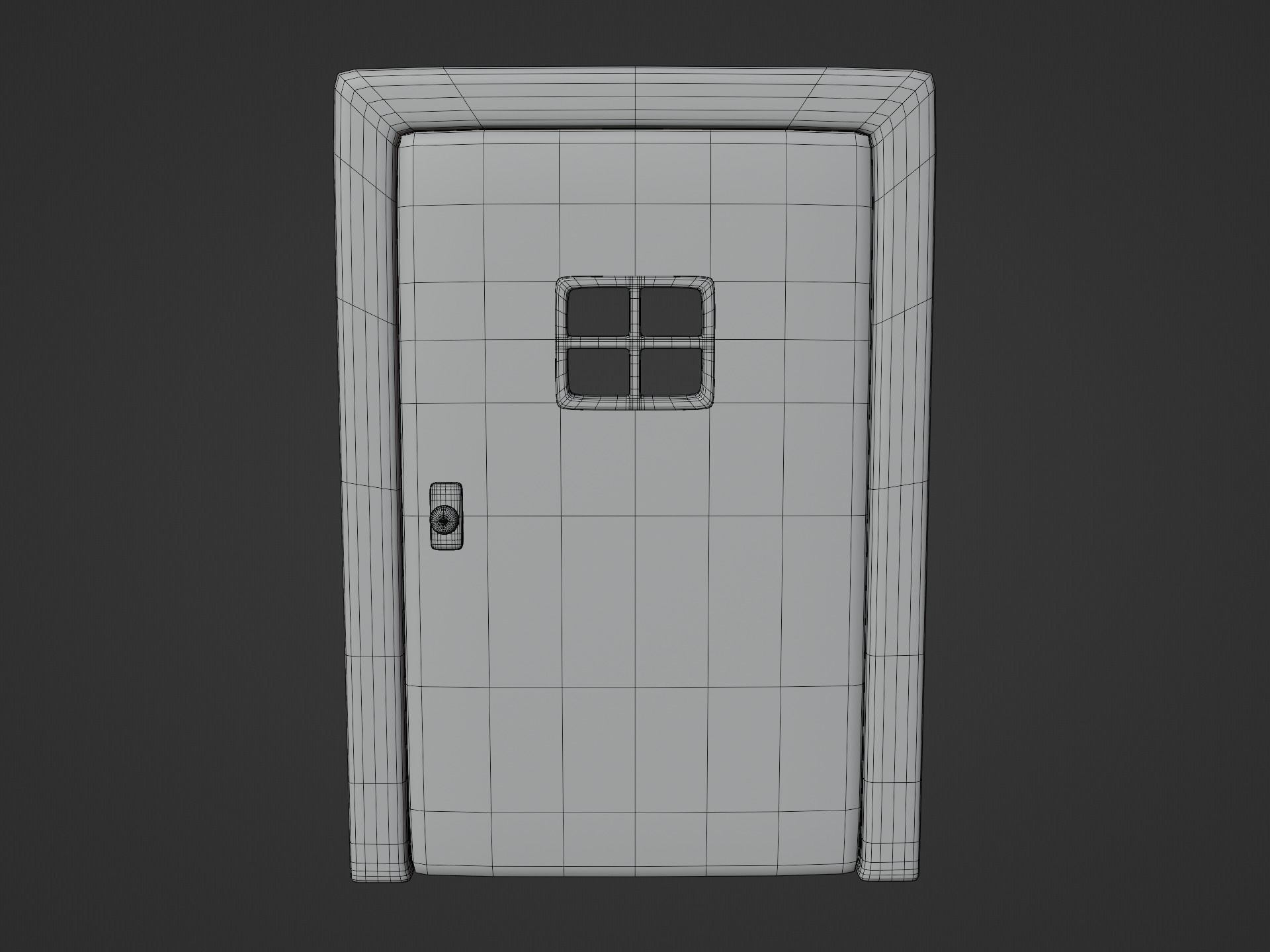 Cartoon Doors Collection 3 Low-poly 3D model_20