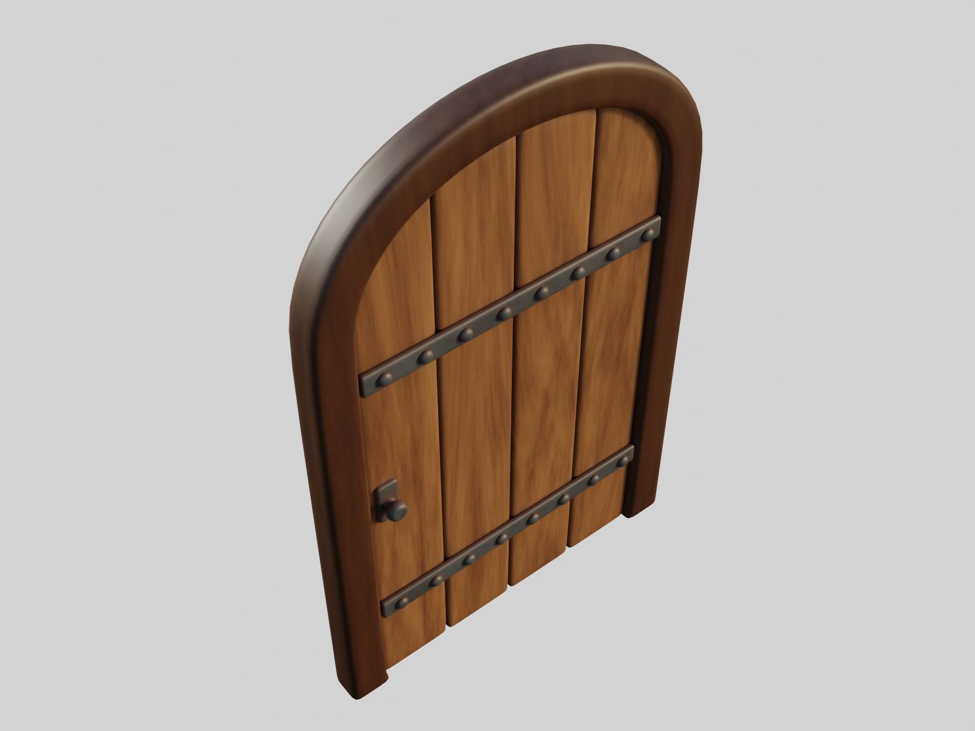 Cartoon Doors Collection 3 Low-poly 3D model_39