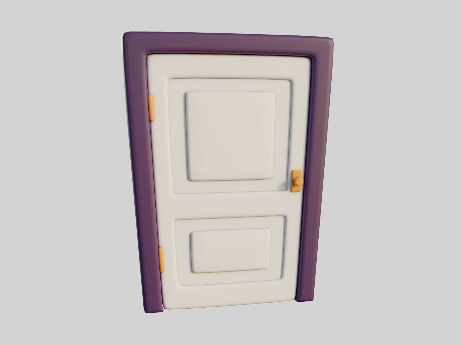 Cartoon Doors Collection 3 Low-poly 3D model_58