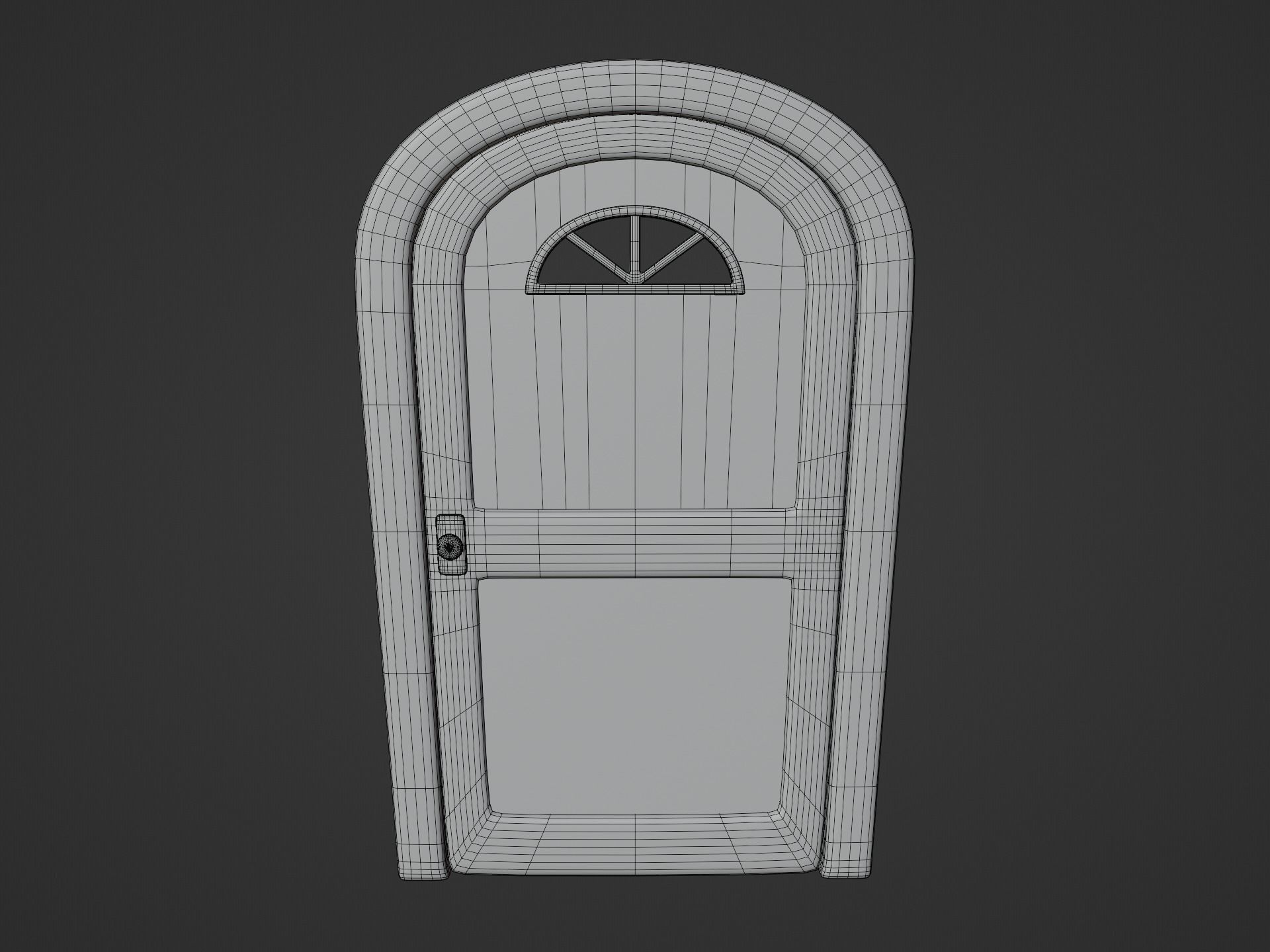Cartoon Doors Collection 3 Low-poly 3D model_25