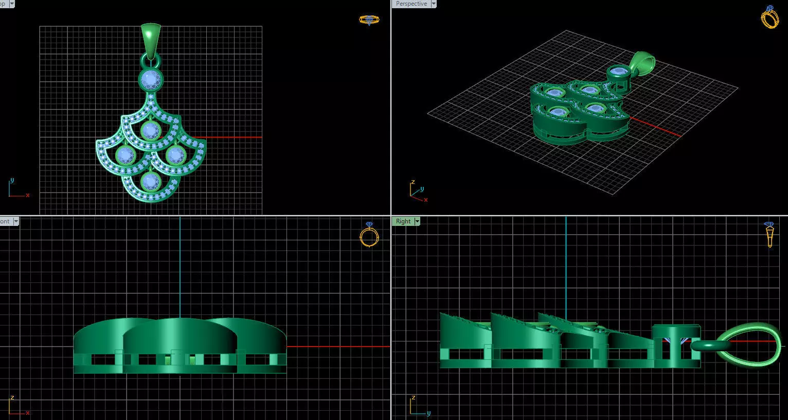 Pendant 11  3D model_0