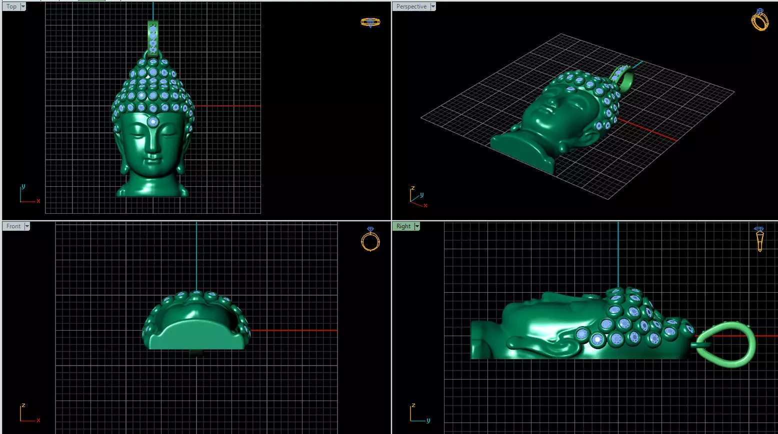 Pendant 13  3D model_0