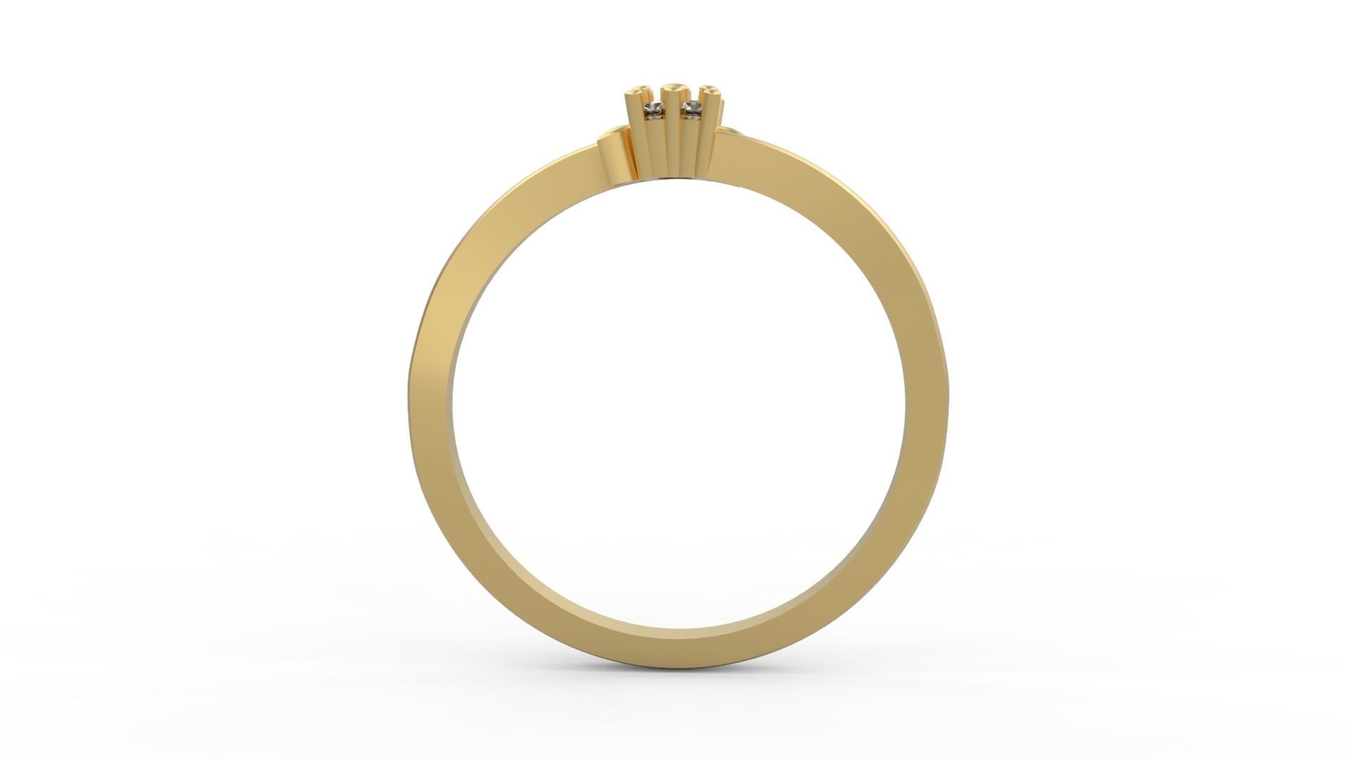 Minimalist Ring 402 3D print model_2