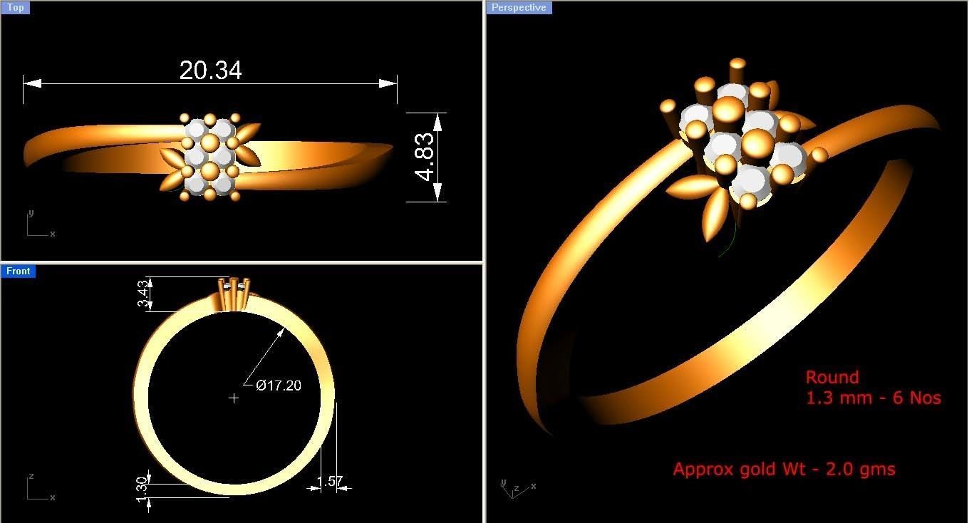 Minimalist Ring 402 3D print model_6