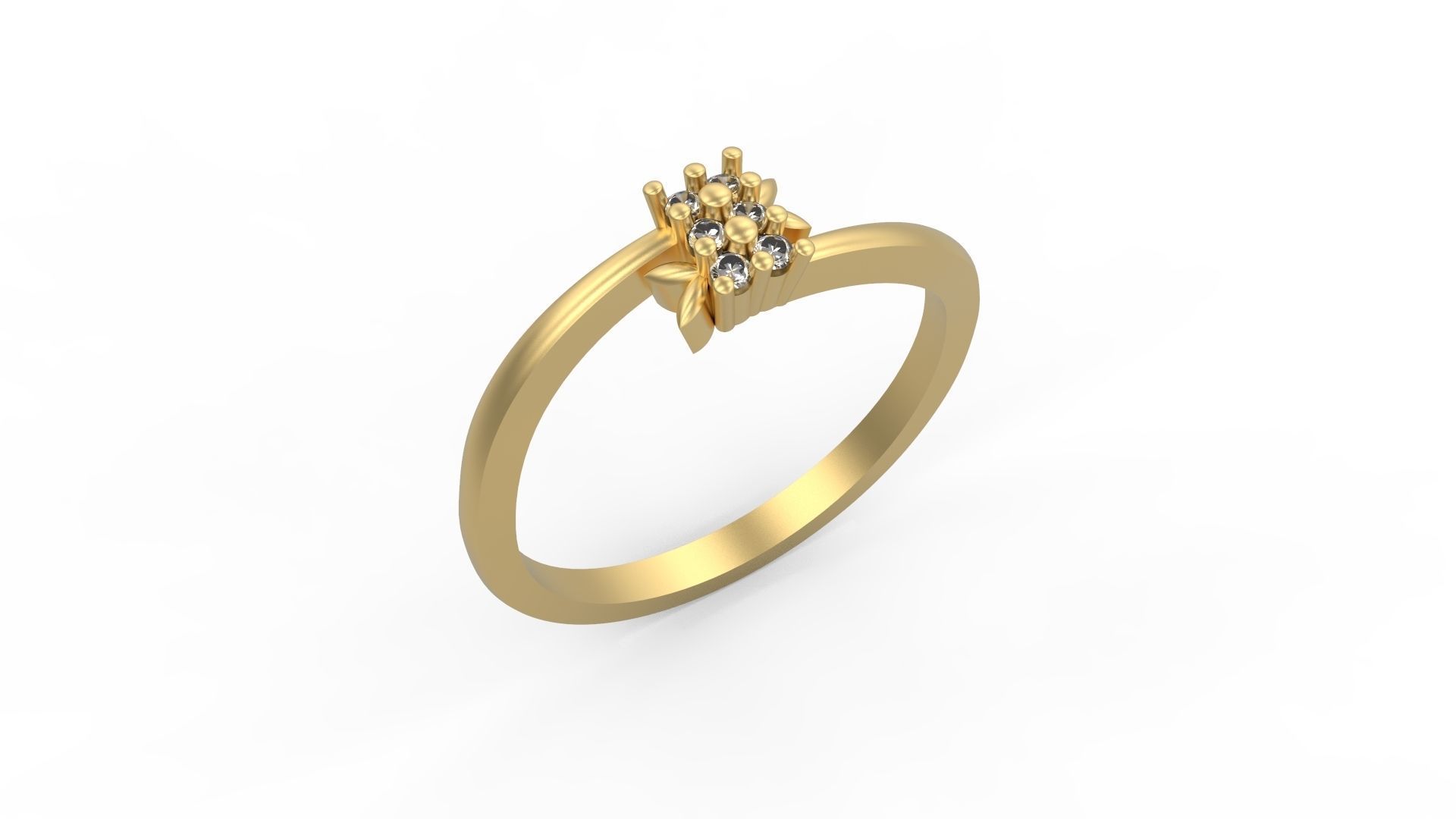 Minimalist Ring 402 3D print model_1