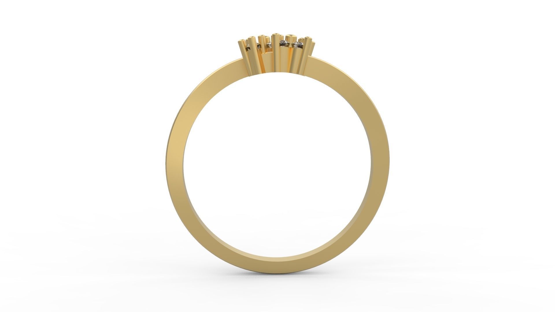 Minimalist Ring 403 3D print model_2