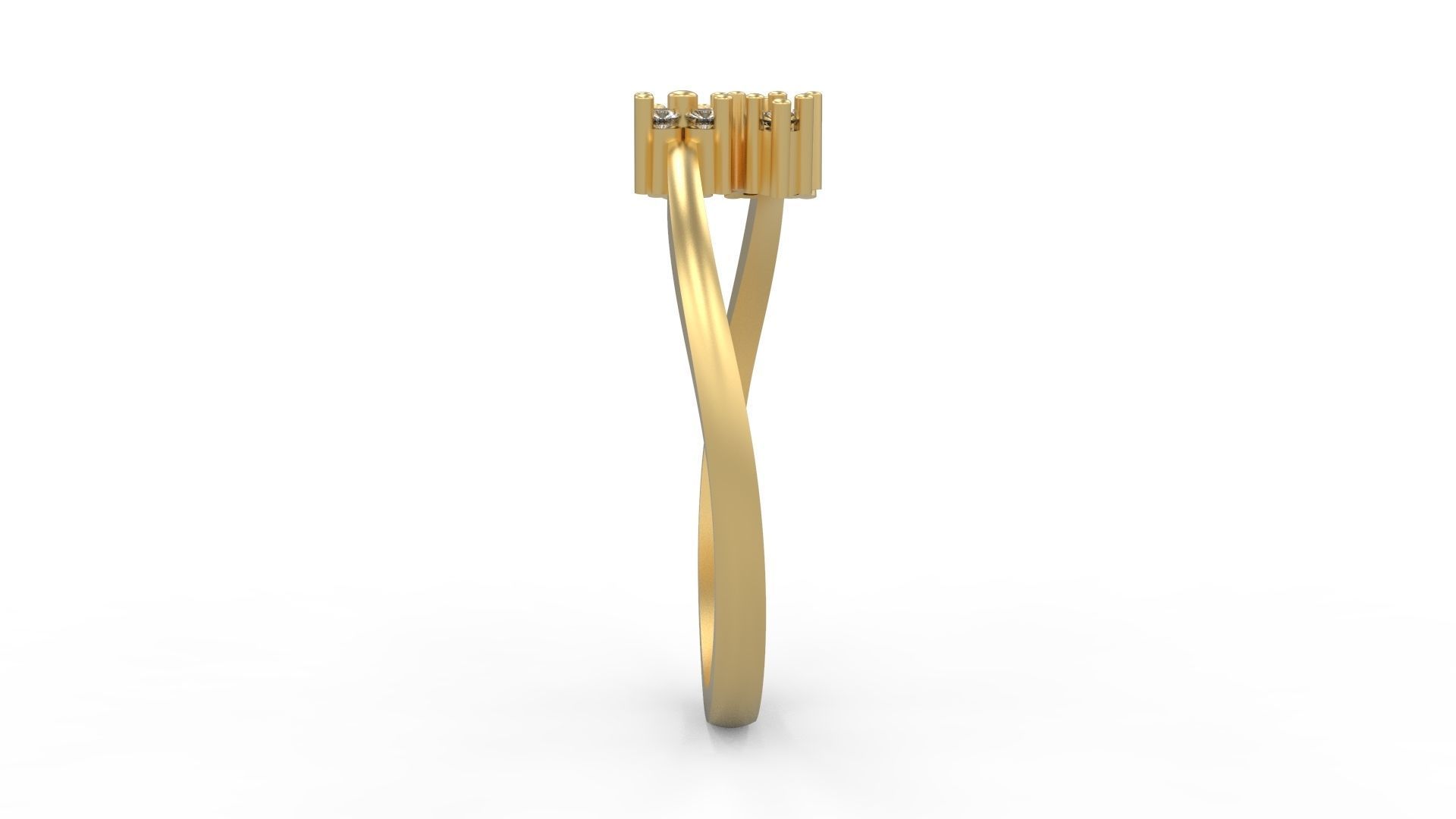 Minimalist Ring 403 3D print model_3