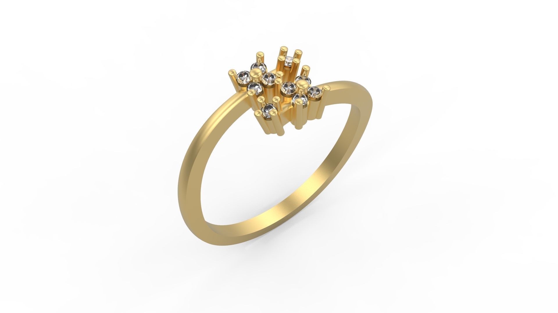 Minimalist Ring 403 3D print model_1