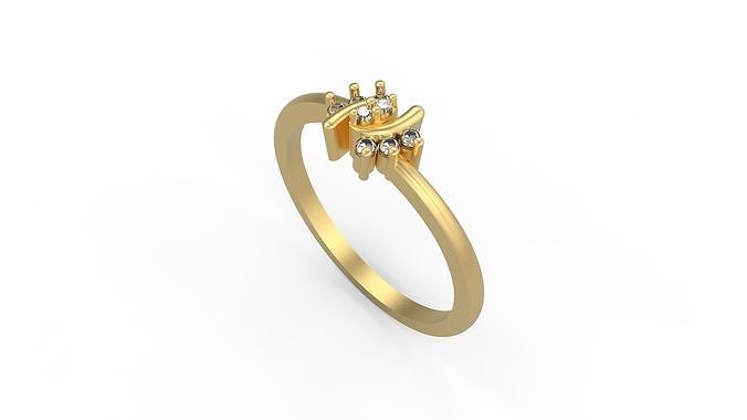 Minimalist Ring 408 3D print model