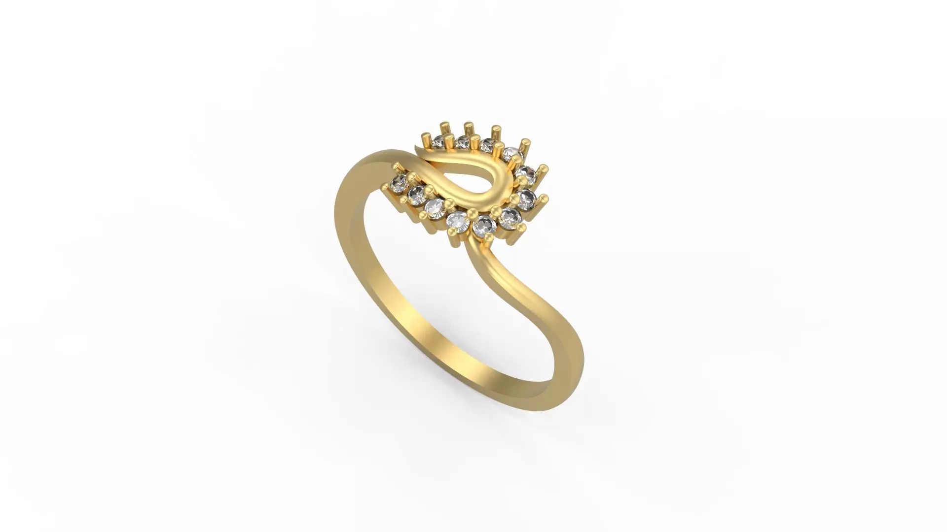 Minimalist Ring 412 3D print model_0