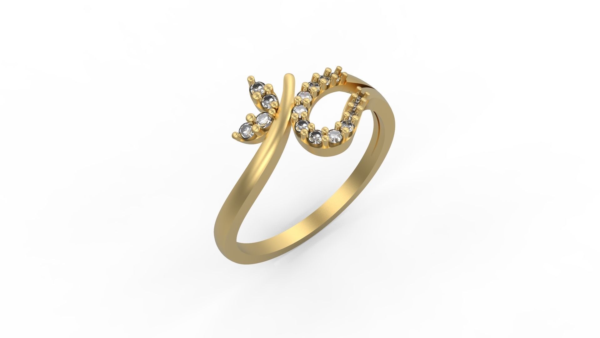 Minimalist Ring 414 3D print model_1