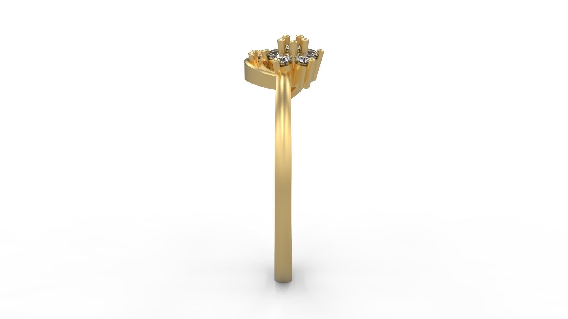 Minimalist Ring 415 3D print model_3