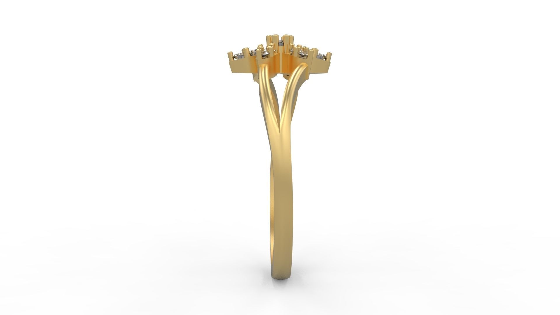 Minimalist Ring 417 3D print model_3