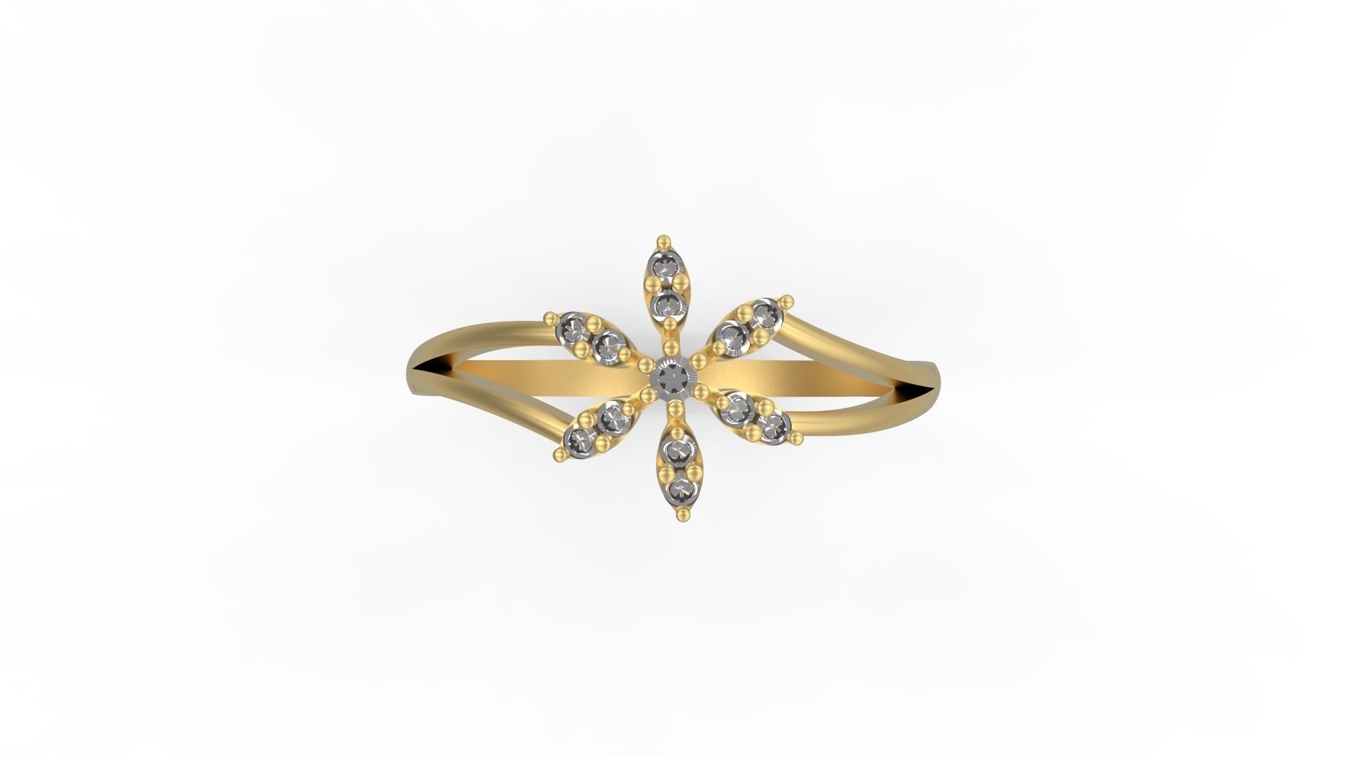 Minimalist Ring 417 3D print model_4