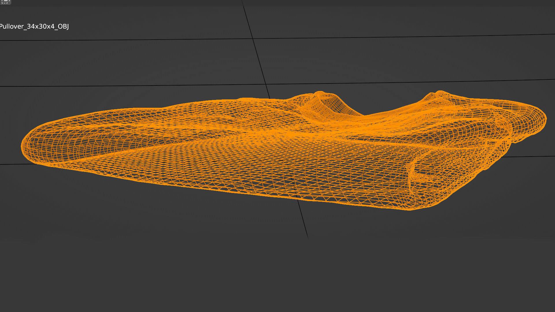 Mens clothing sweatshirt pullover sweater for wardrobe  3D model_5