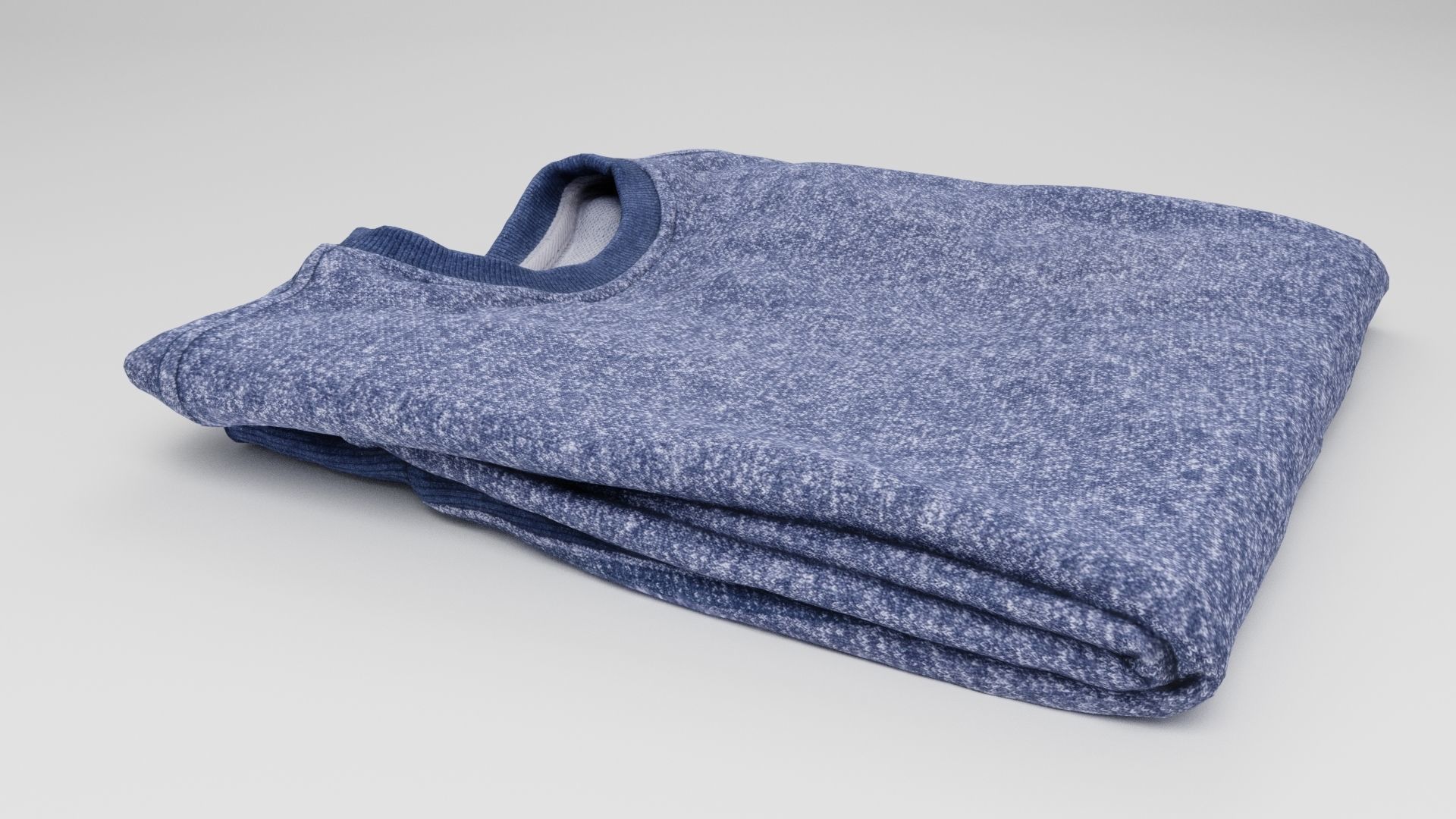 Mens clothing sweatshirt pullover sweater for wardrobe  3D model_3