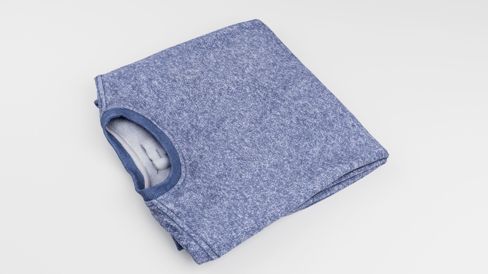 Mens clothing sweatshirt pullover sweater for wardrobe  3D model_2