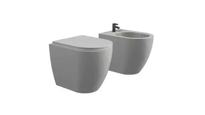 Modern toilet and bidet 