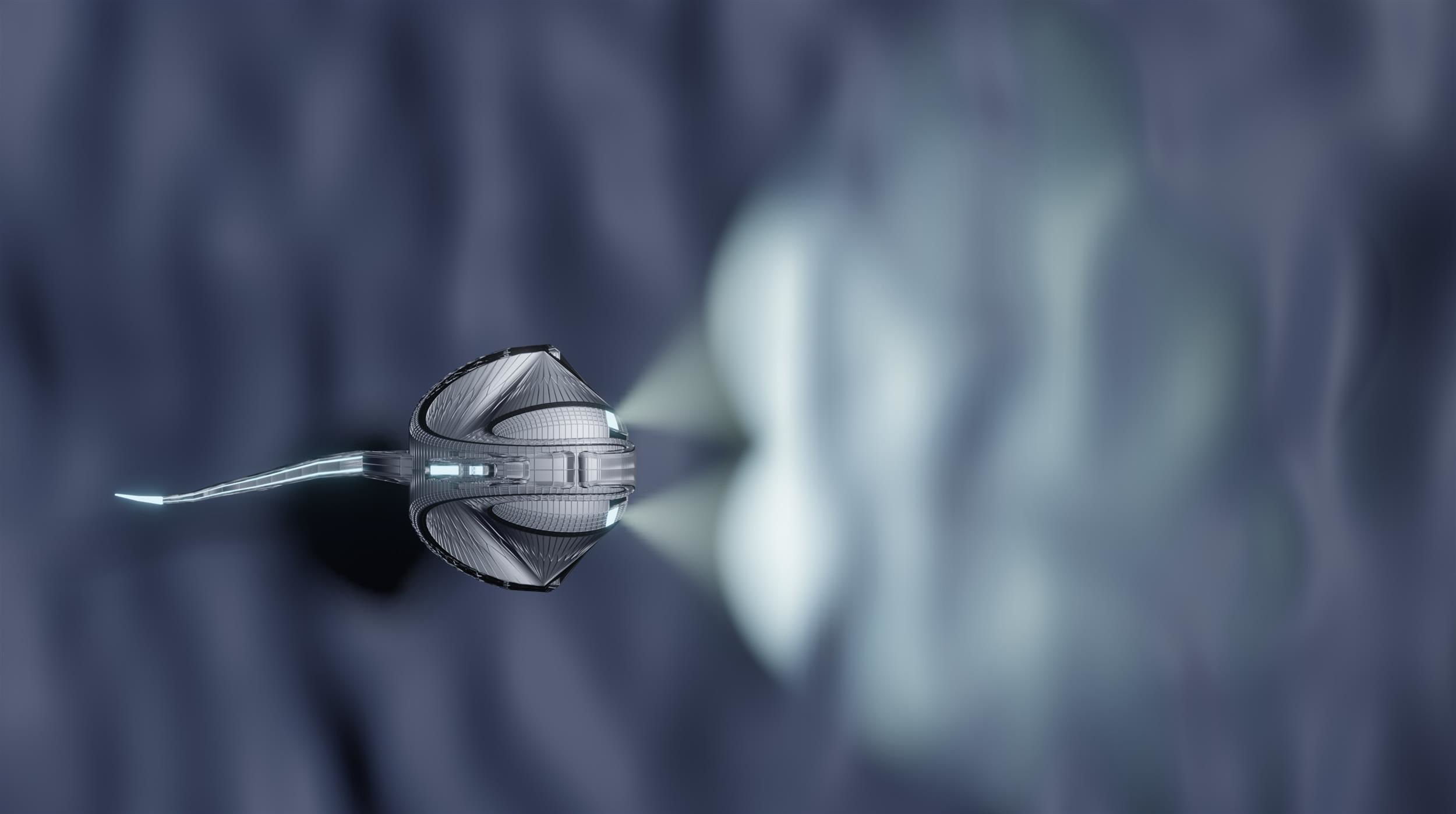 Sci-fi horseshoe crab scene 3D model_3