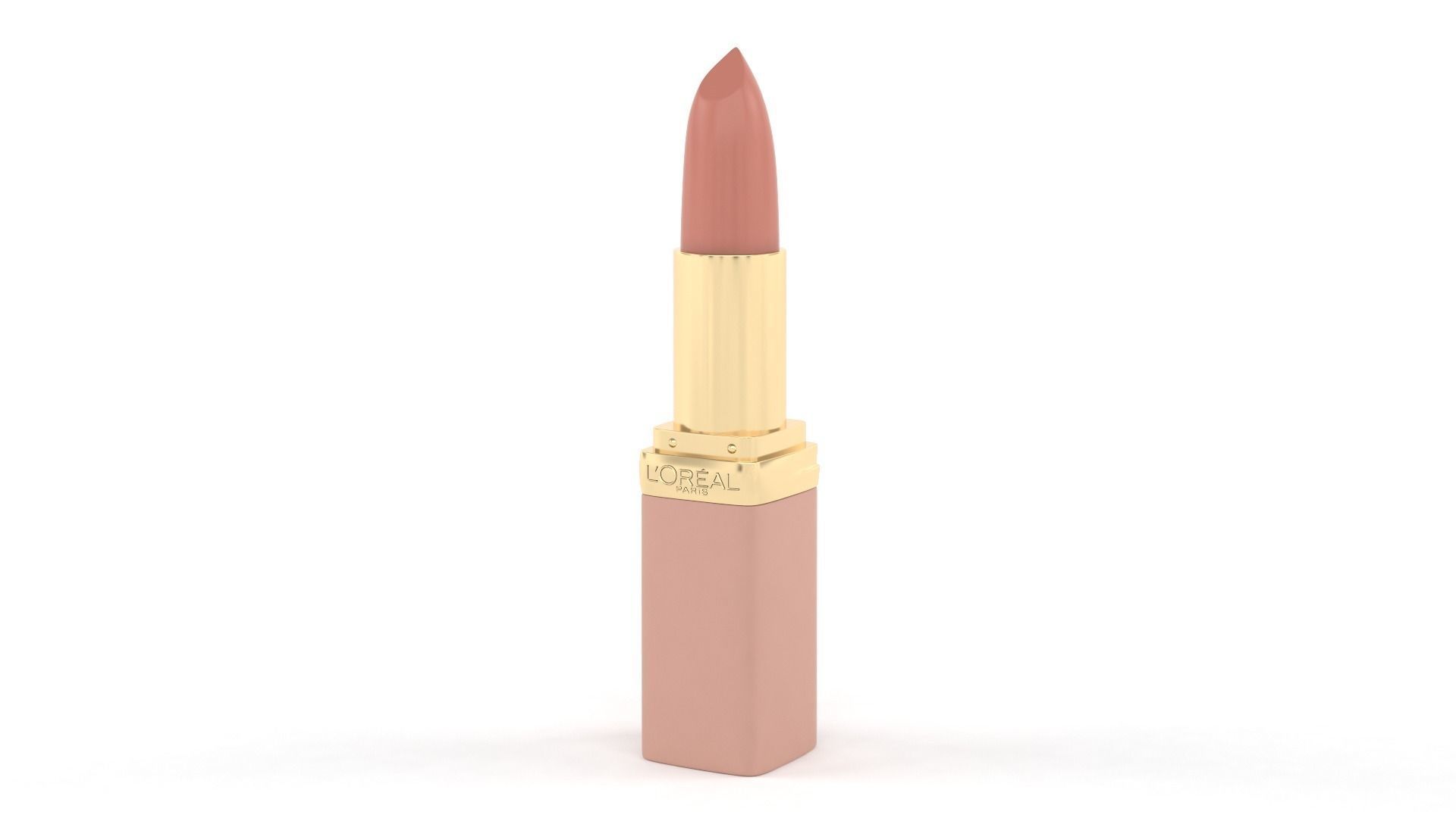 Lipstick with gold tip 3D model_2
