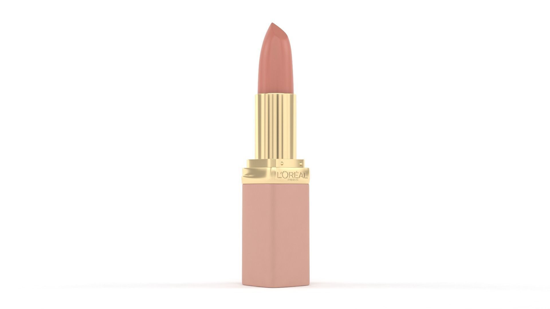 Lipstick with gold tip 3D model_3