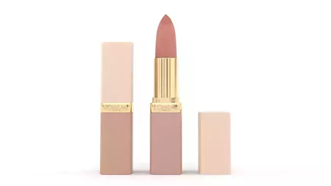 Lipstick with gold tip