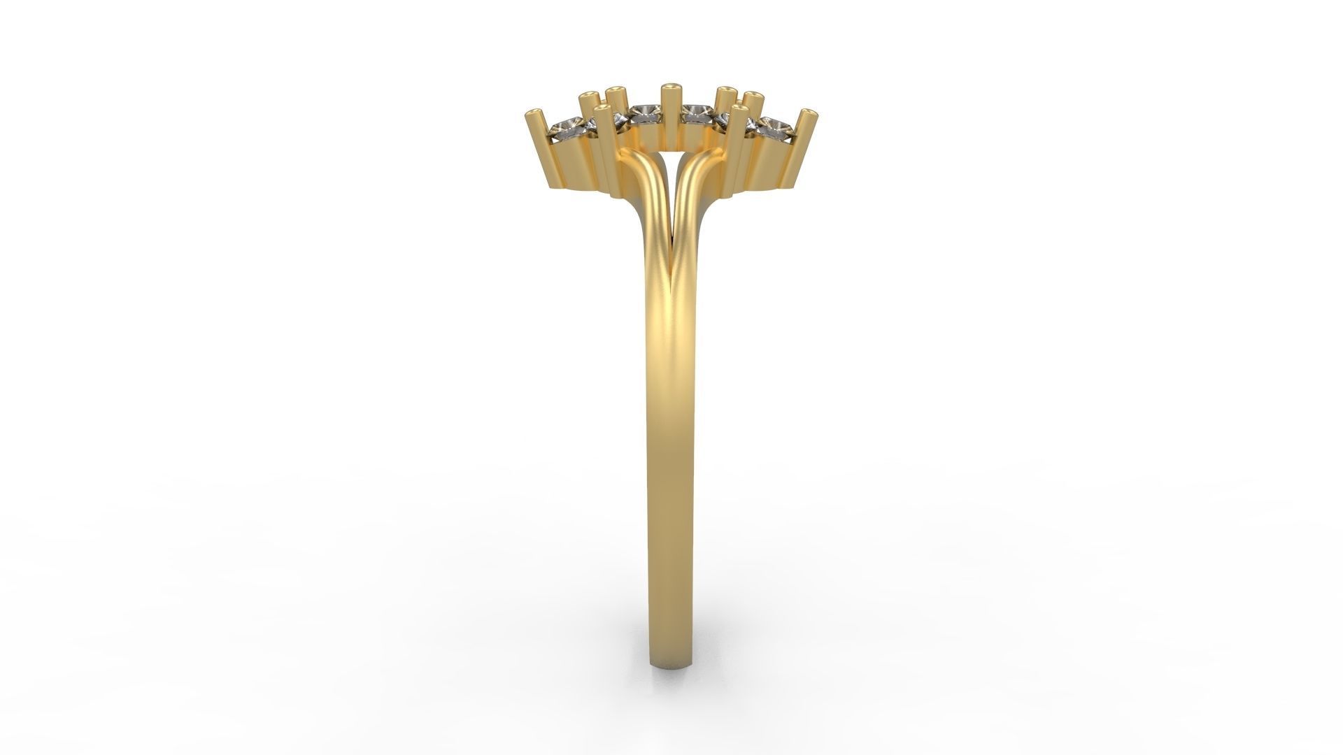 Minimalist Ring 424 3D print model_3