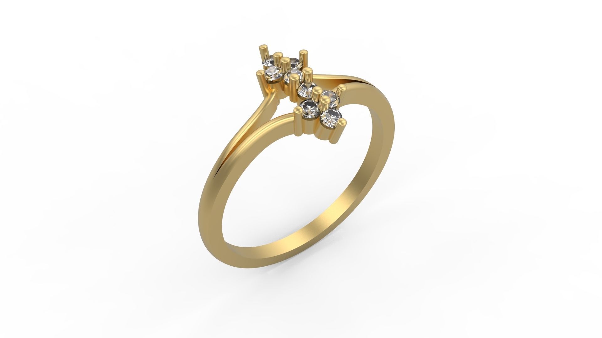 Minimalist Ring 424 3D print model_1