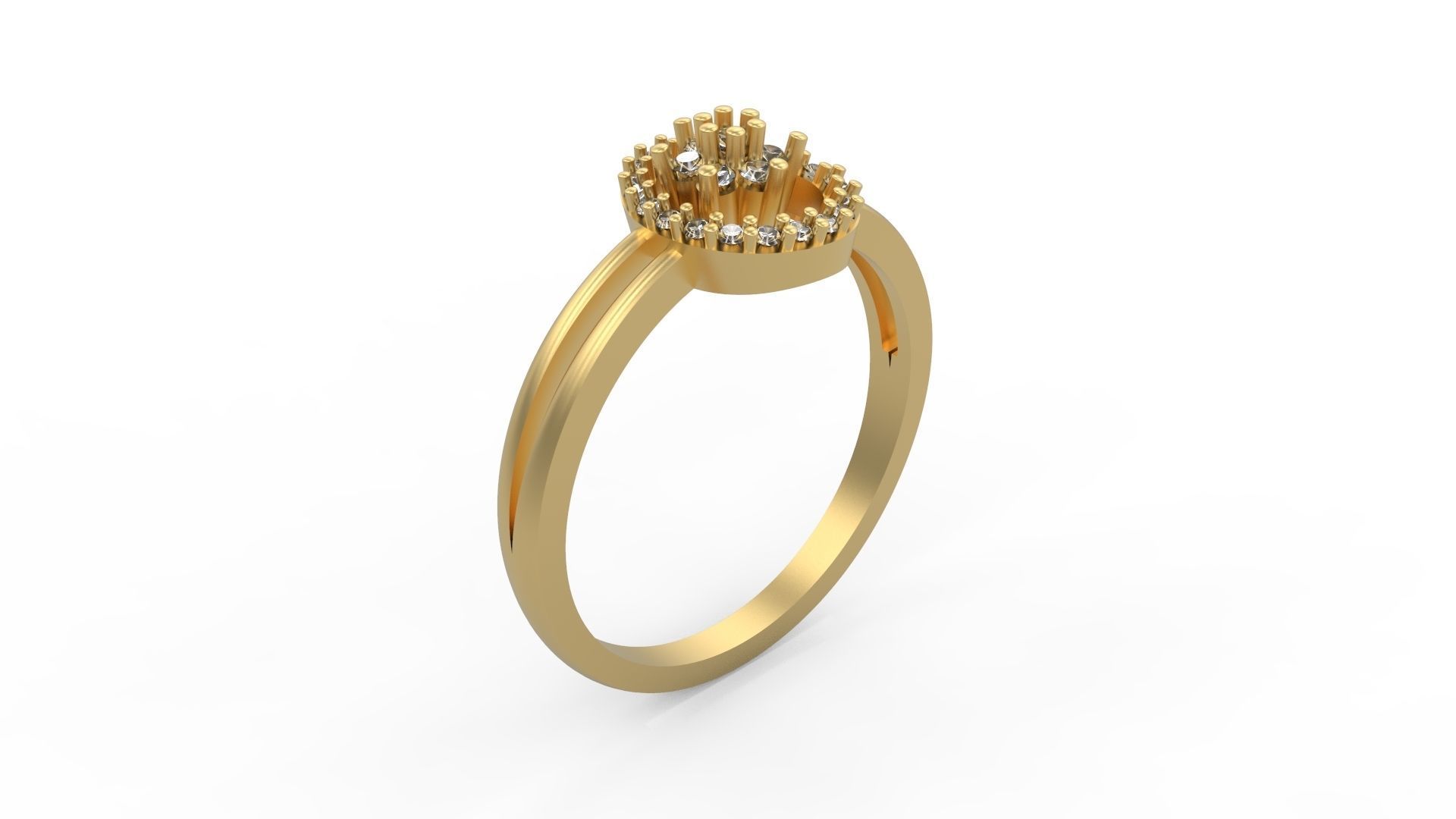 Minimalist Ring 426 3D print model_1