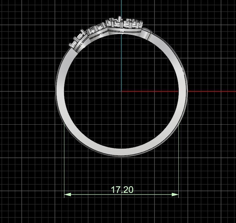 Minimalist Ring 435 3D print model_6