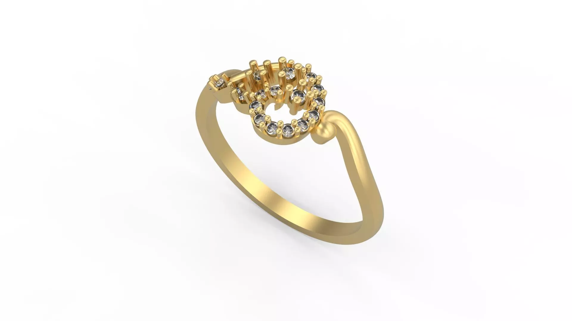 Minimalist Ring 435 3D print model_0