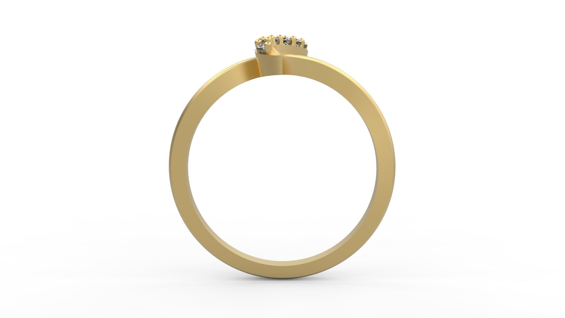 Minimalist Ring 440 3D print model_2