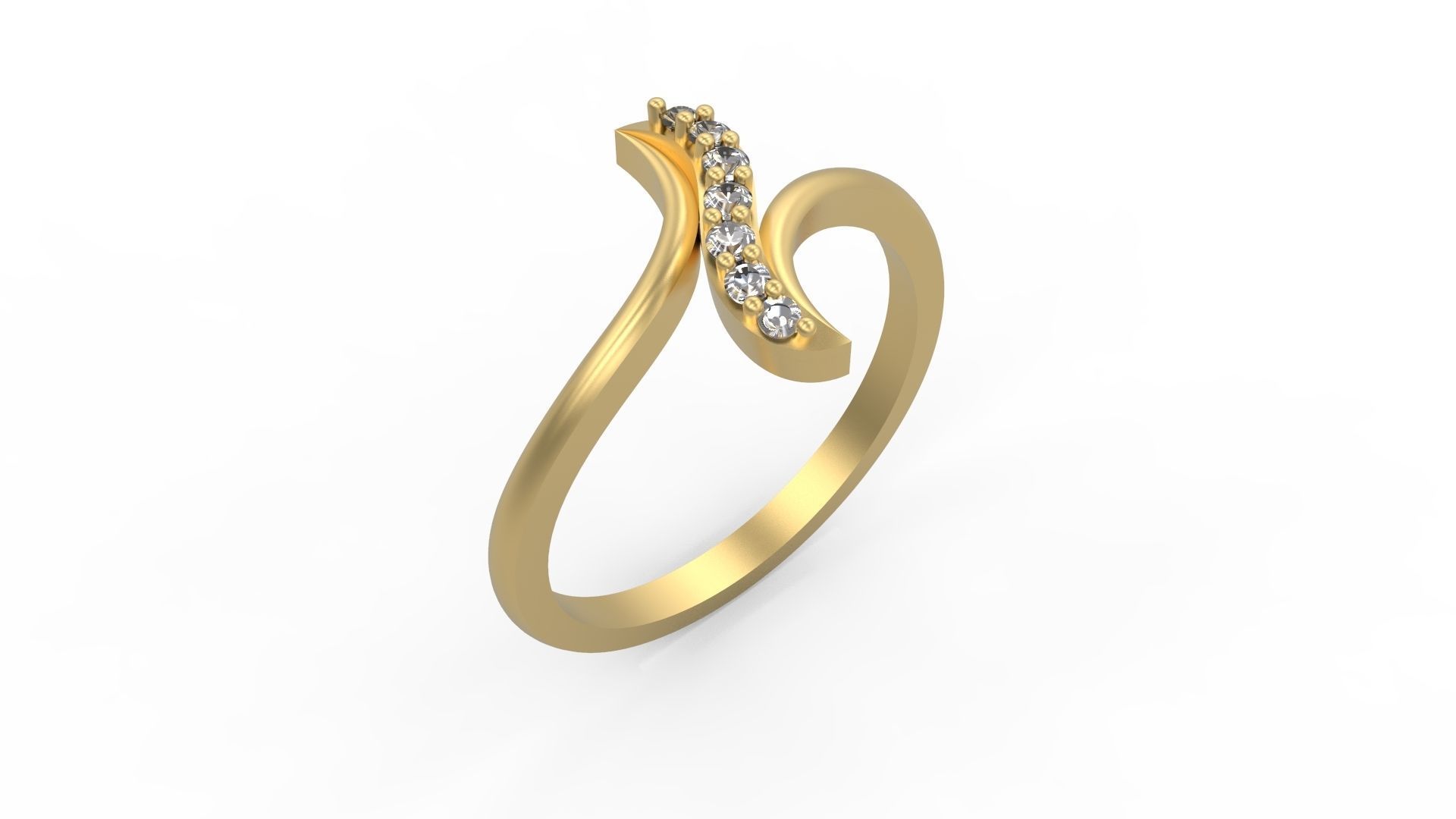 Minimalist Ring 440 3D print model_1