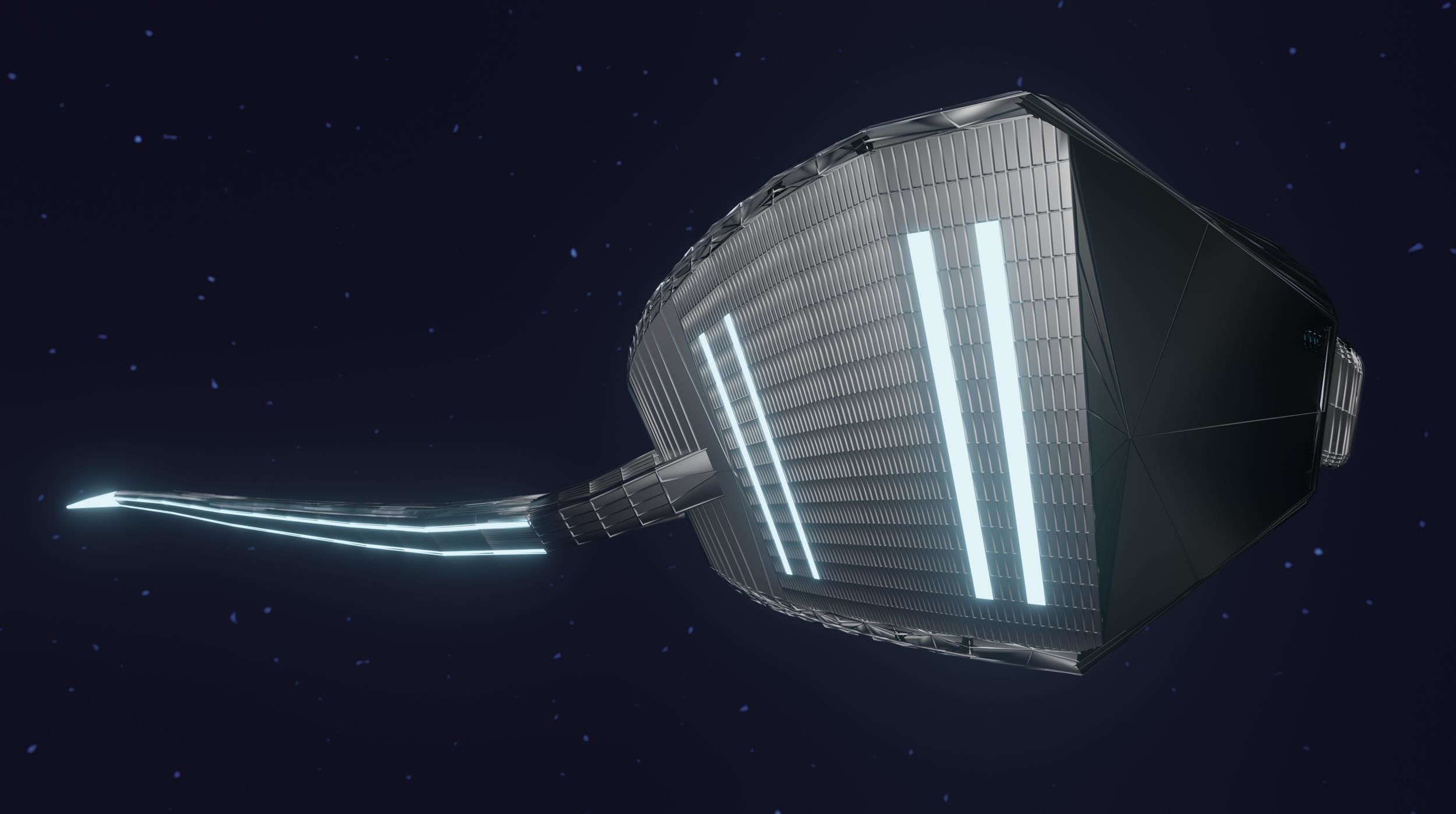 Sci-fi horseshoe crab model 3D model_6