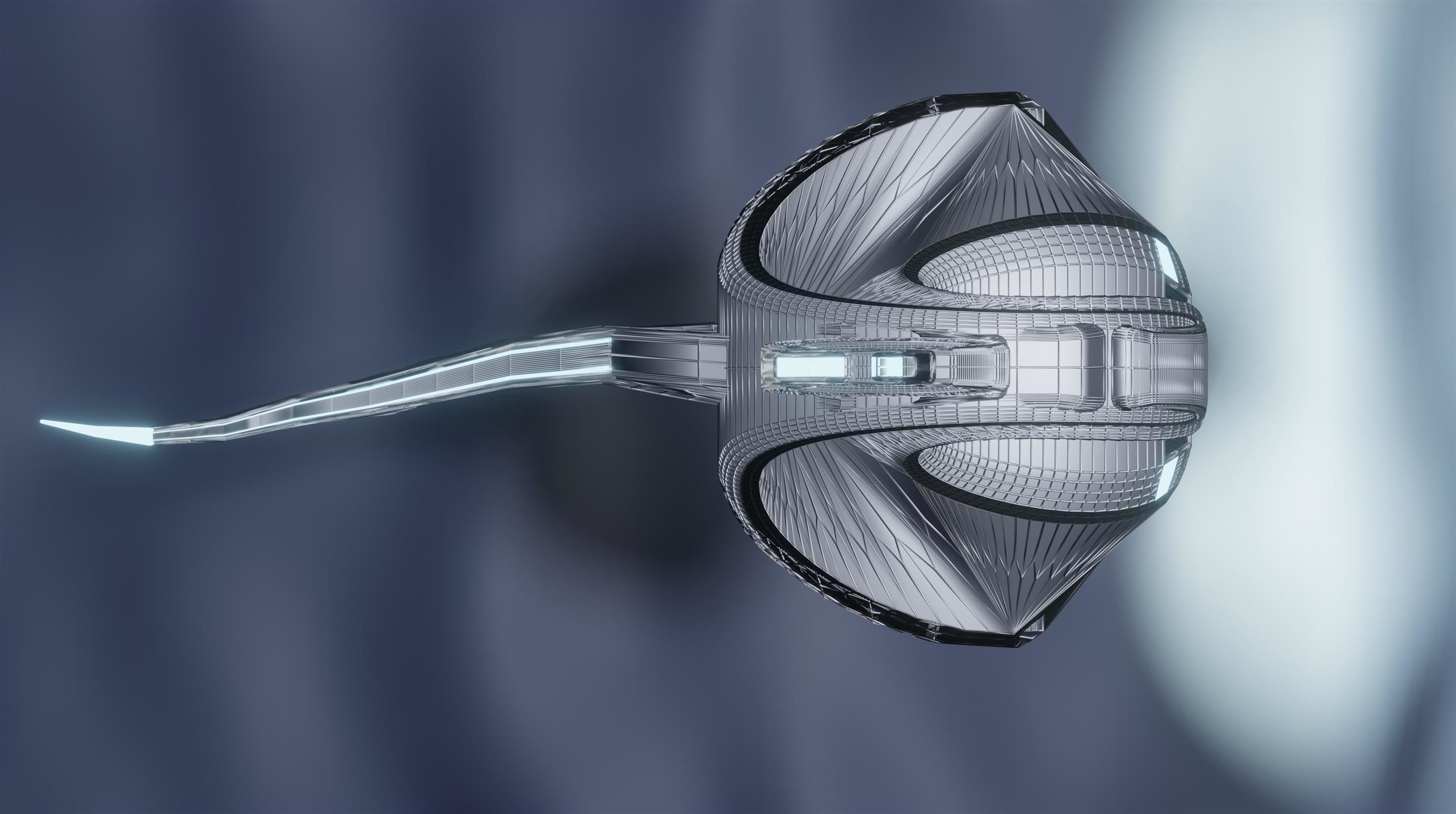 Sci-fi horseshoe crab model 3D model_3