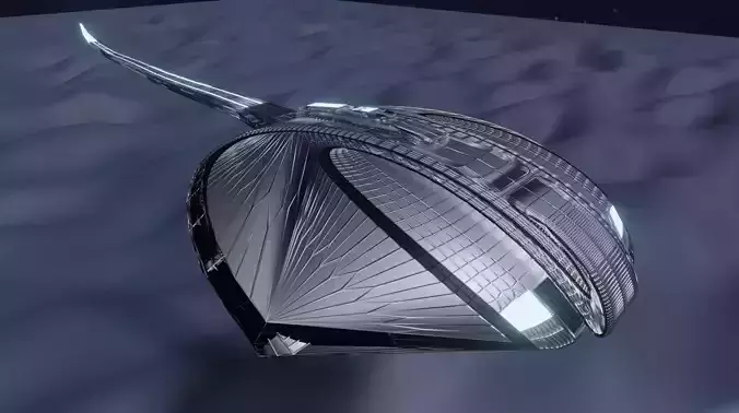 Sci-fi horseshoe crab model 3D model