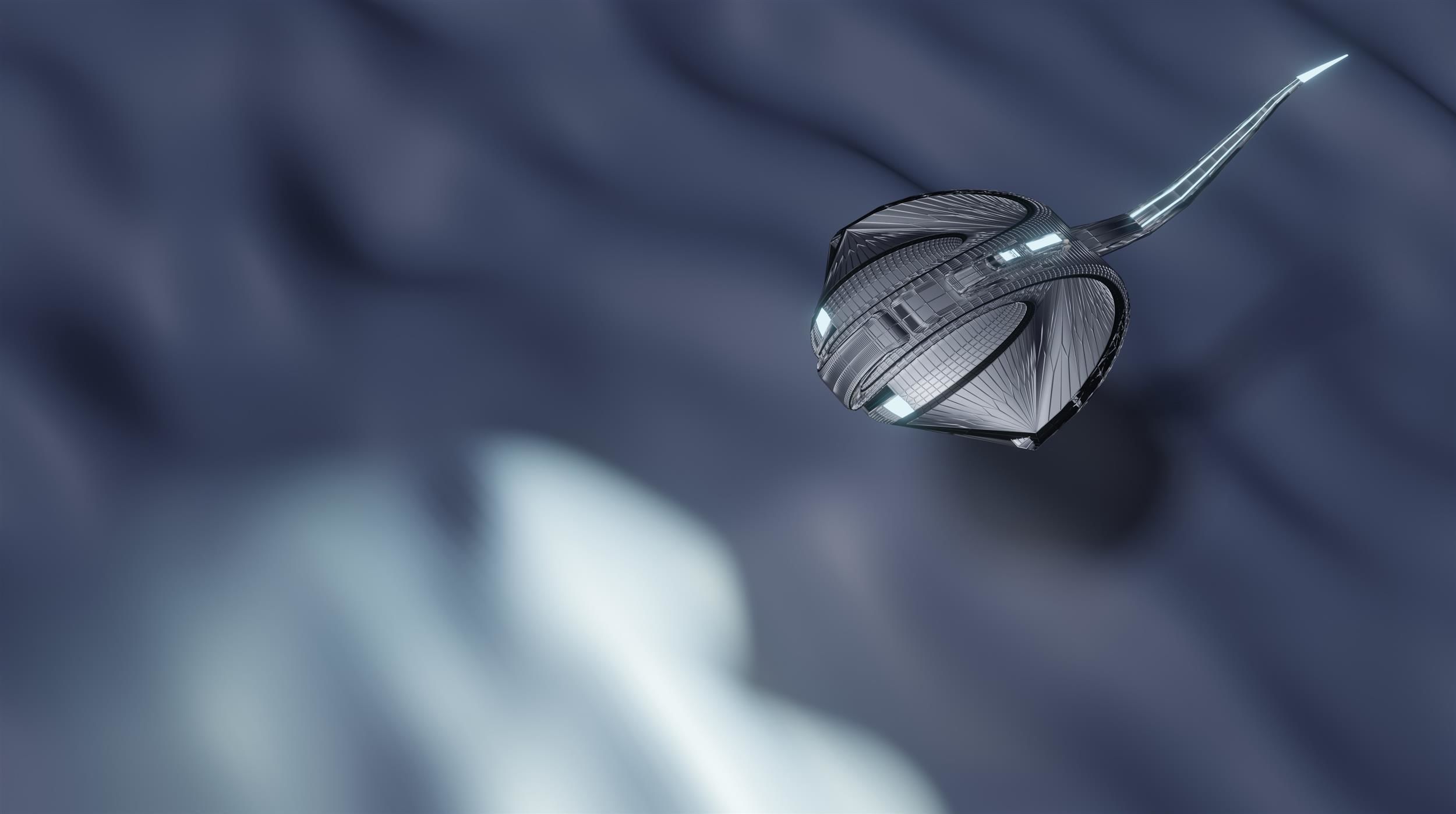 Sci-fi horseshoe crab model 3D model_5