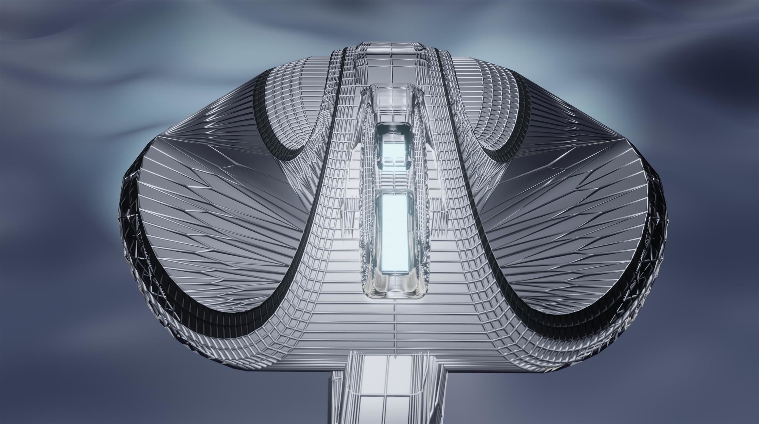 Sci-fi horseshoe crab model 3D model_2