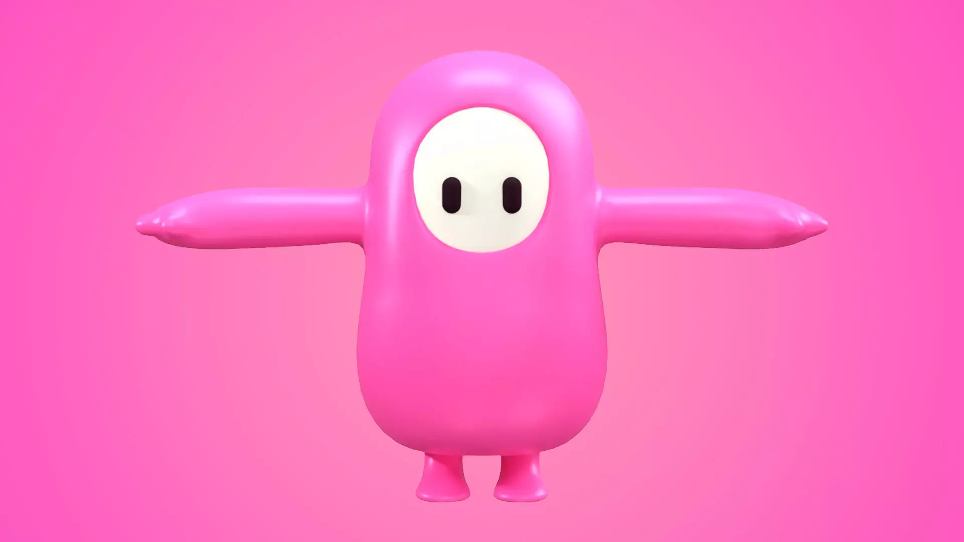 FallGuy penguin Free low-poly 3D model