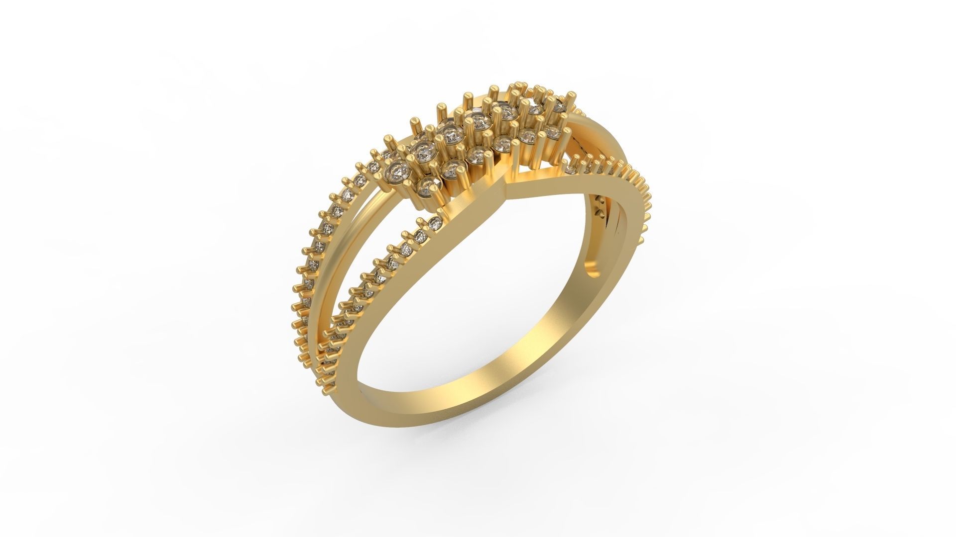 Minimalist Ring 446 3D print model_1