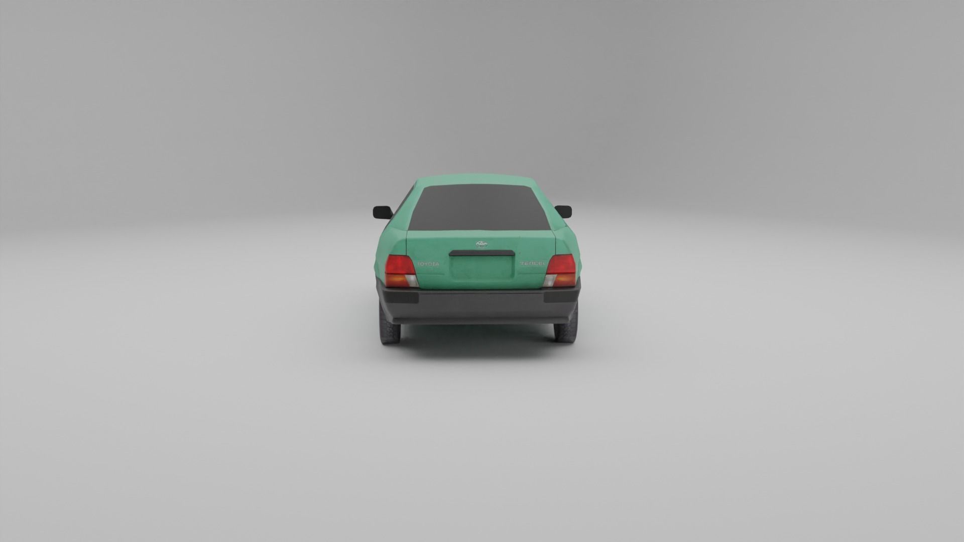Toyota Tercel L50 Low-poly 3D model_6