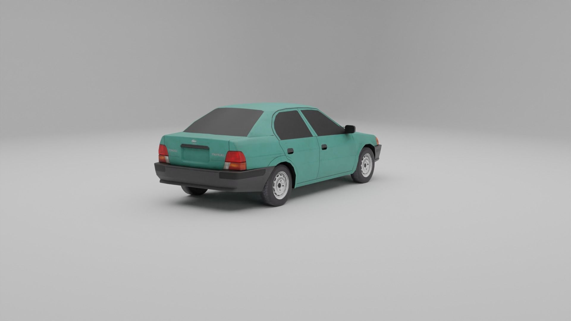 Toyota Tercel L50 Low-poly 3D model_15