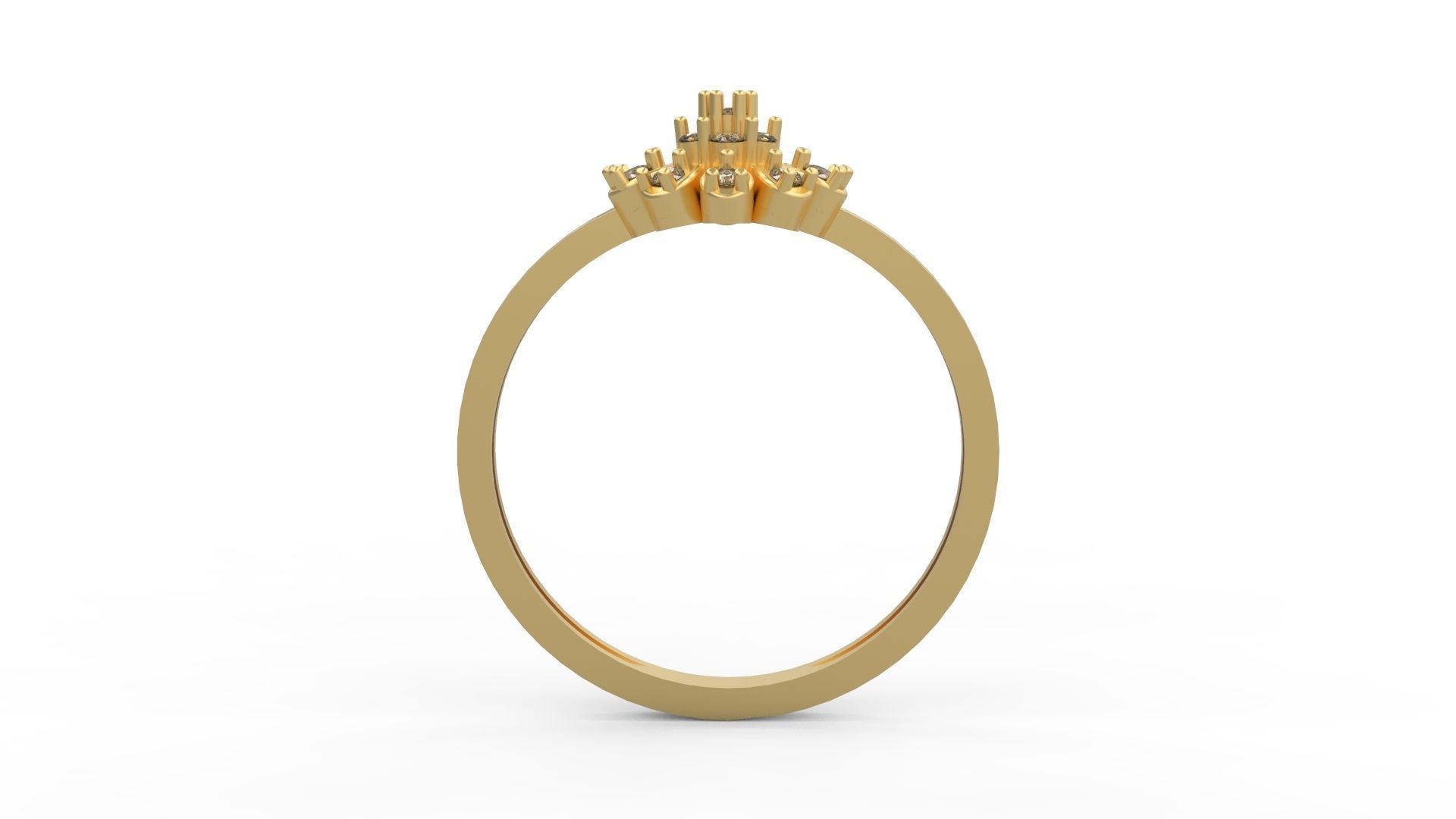 Minimalist Ring 447 3D print model_2